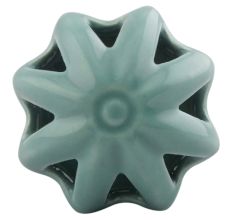 Sea Green Daffodil Ceramic Flower Cabinet Knobs Online 